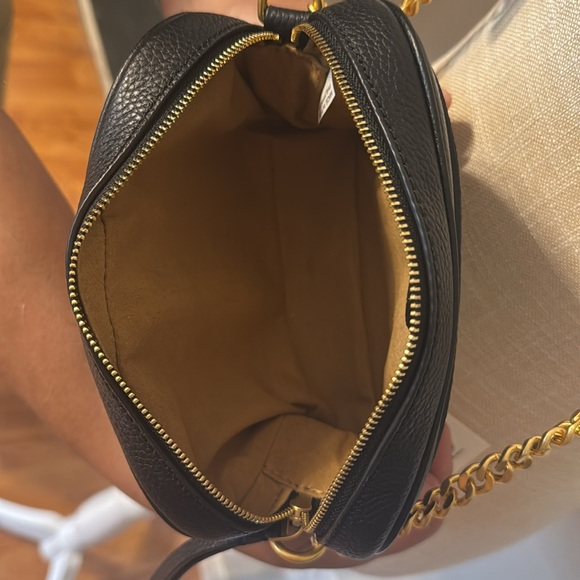 Tory Burch Black Crossbody with Gold Chain - Picture 7 of 7